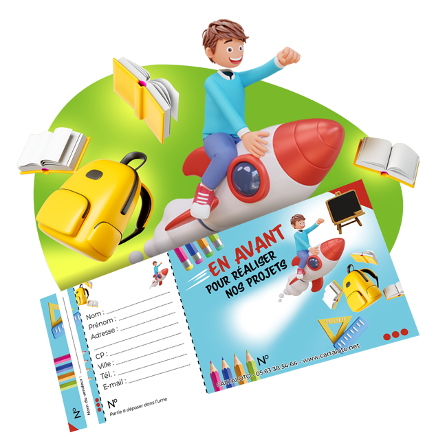 Ticket de tombola - scolaire - association - école - école maternelle - école primaire - tombola - kermesse - fête scolaire - fin d'année - animation - voyage scolaire - sortie scolaire - association des parents d'élève
