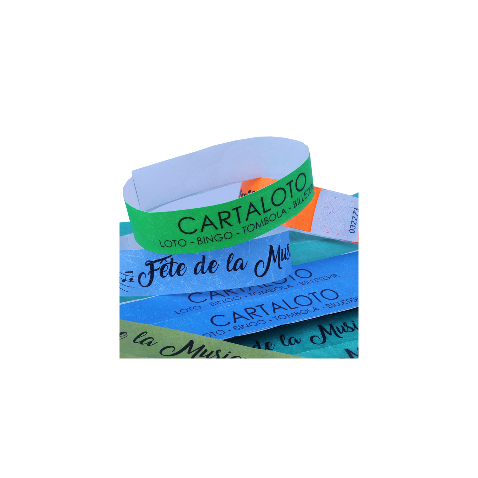 Custom tyvek wristbands for events I Colored wristbands personalized