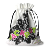 Bingo velvet drawstring bingo game bag