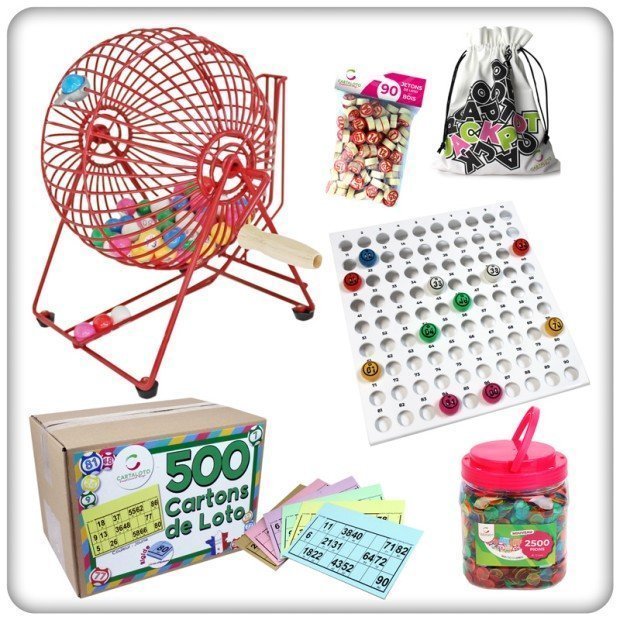 Bingo cage game set