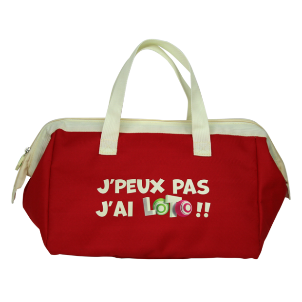 Sac loto j'peux pas j'ai loto rouge