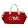 Sac loto j'peux pas j'ai loto rouge