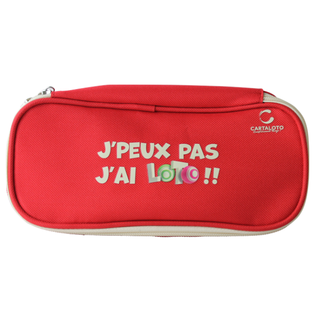 trousse loto bingo rouge