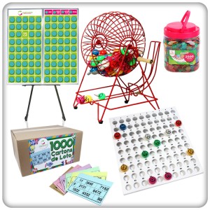 Standard bingo cage set