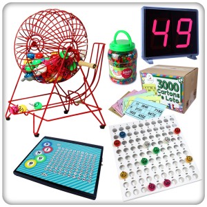 Confort bingo cage set