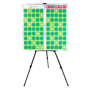 Magnetic bingo calling masterboard