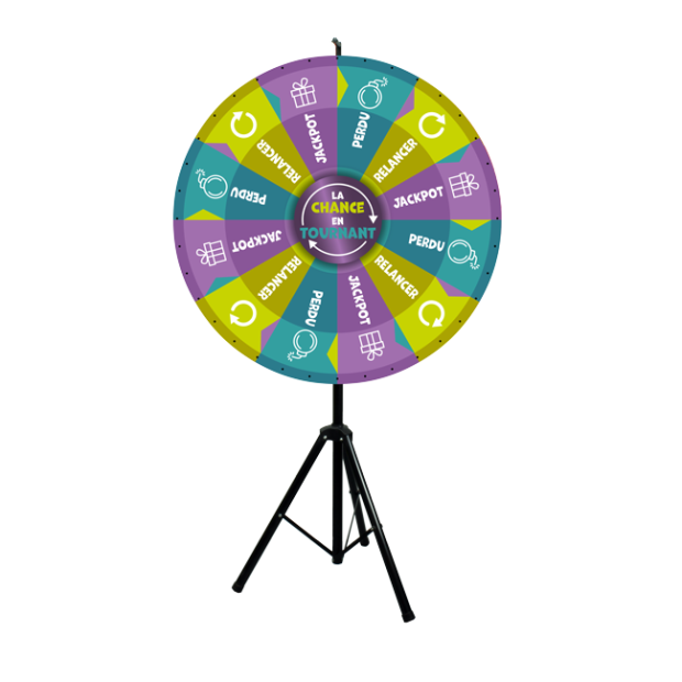 Custom promotional prize wheel - 110cm