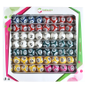 6 color six sided bingo ball set