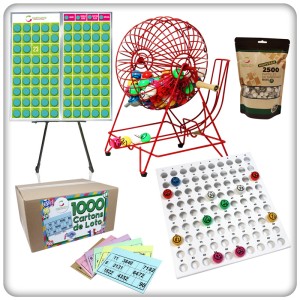 Standard bingo cage set