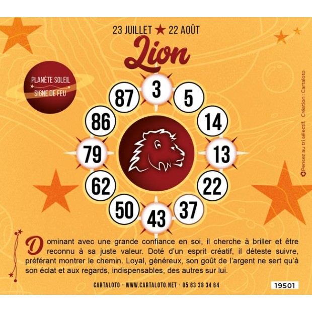 Signe astrologique Lion