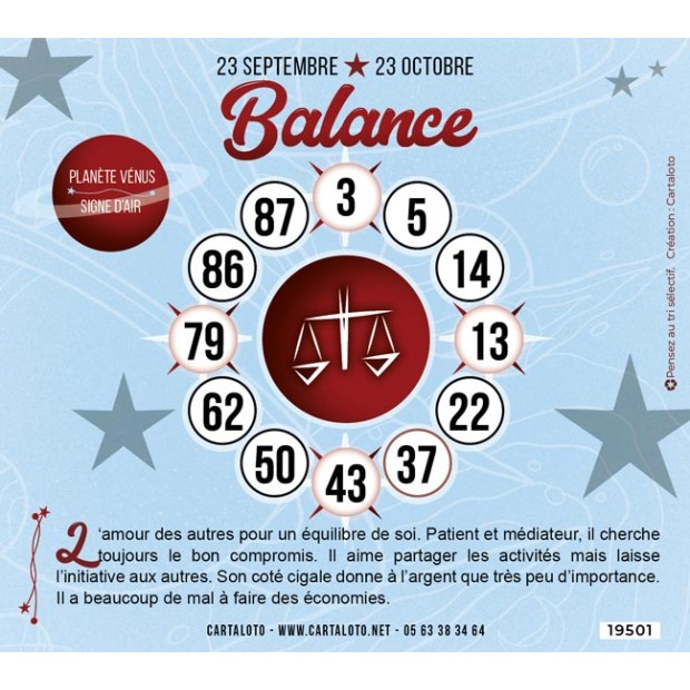 Signe astrologique Balance