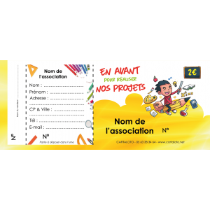 ticket tombola ecole