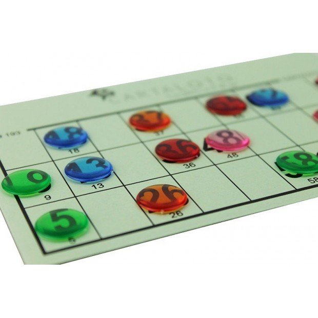 Dokpav 100 Pièces Compteurs en Plastique Transparents, Bingo Chips