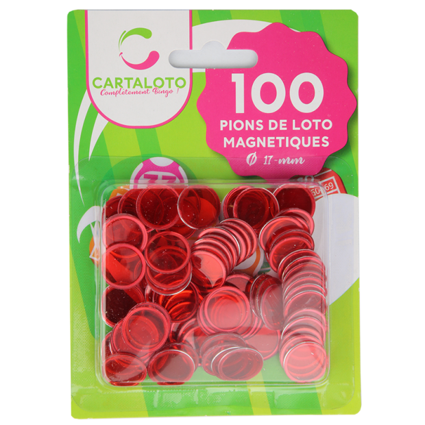 FSTgo Jeton Loto 6 Couleurs Pion Loto Magnétique Jetons de Jeu Transparents  100 Jetons de Bingo Magnet Kit Scientifique pour Les écoles Compteur  Mathématique (Canne Violette) : : Jouets