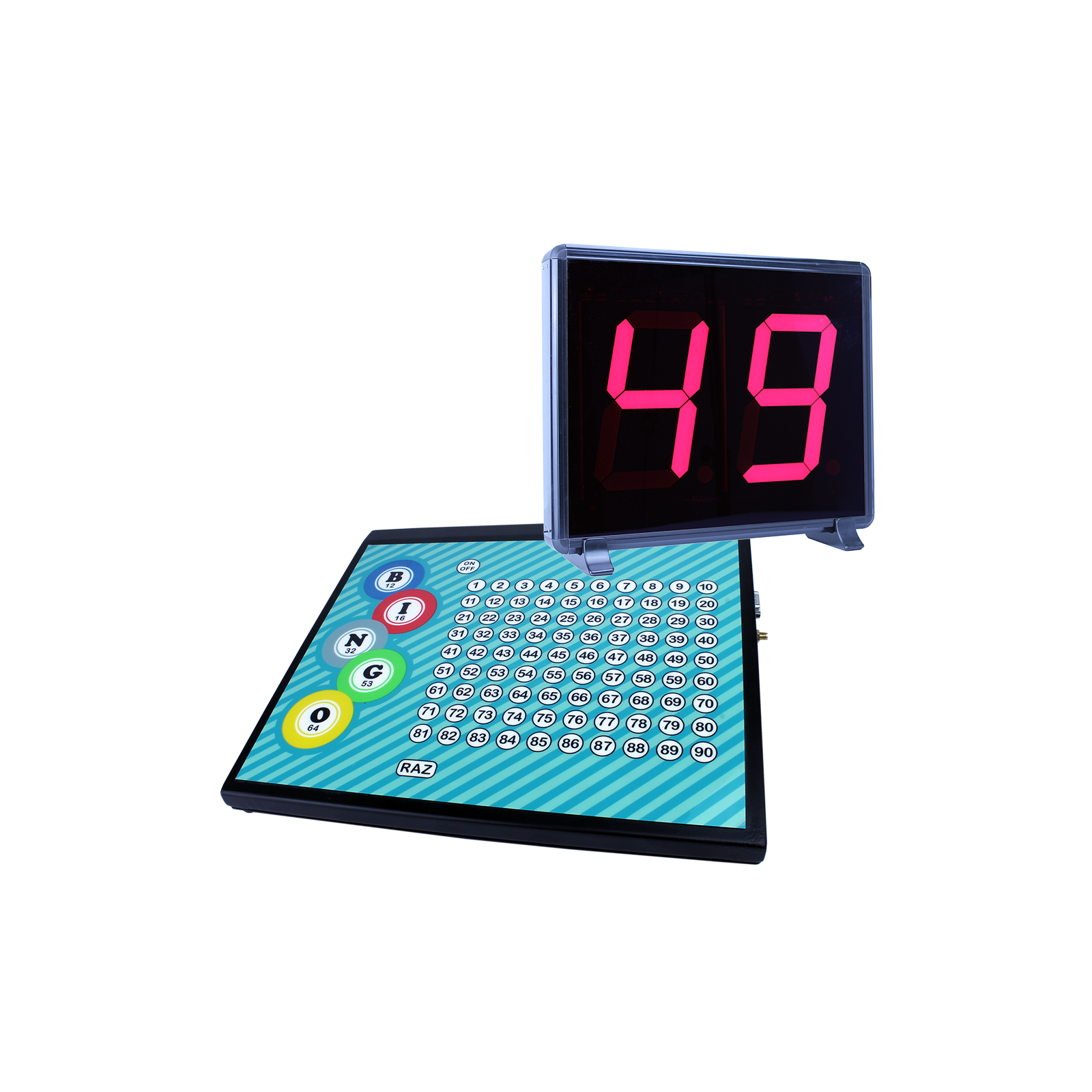 Bingo control panel with large display I Bingo system I Bingo game ...