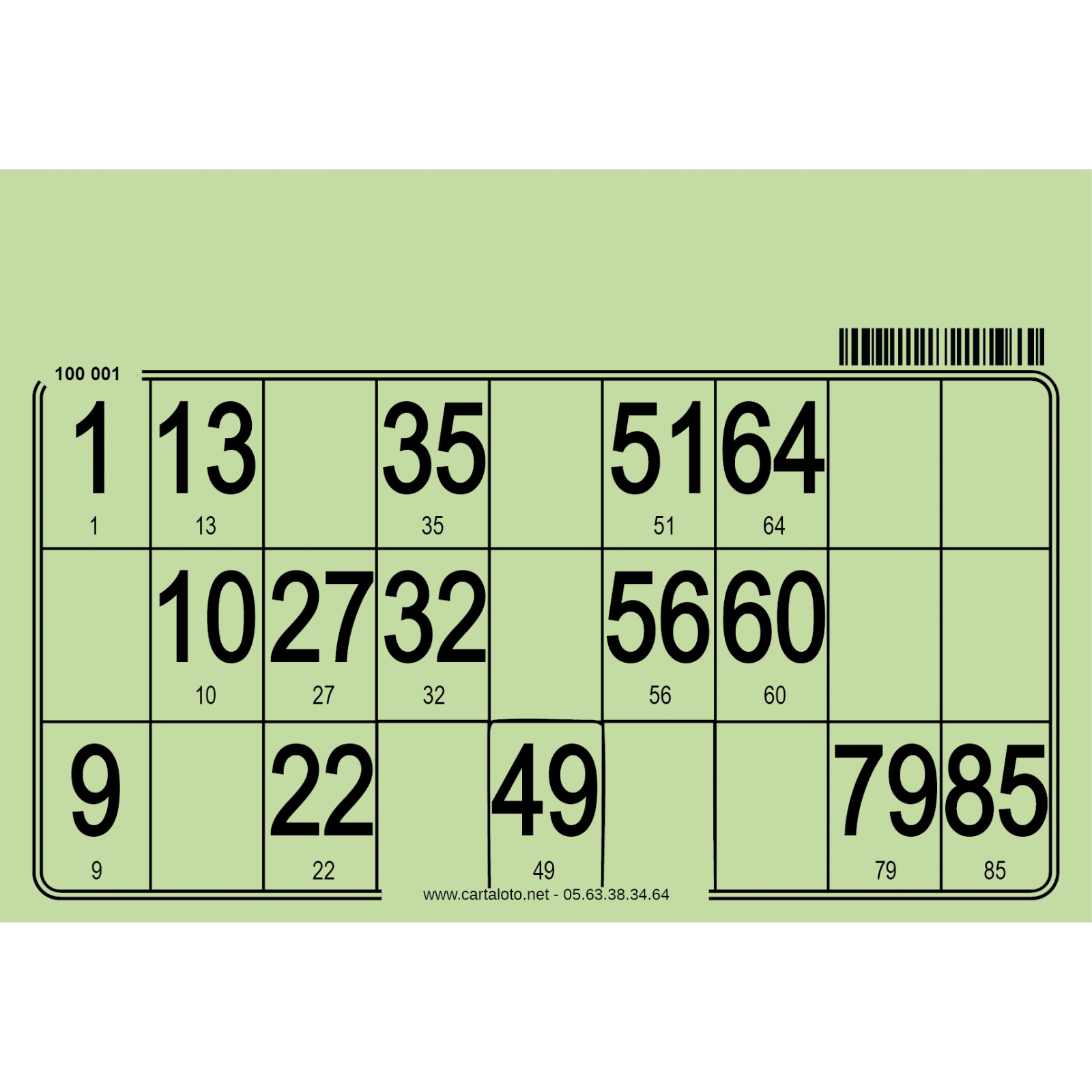 500 Thick cardboard bingo cards I Bingo hard cards
