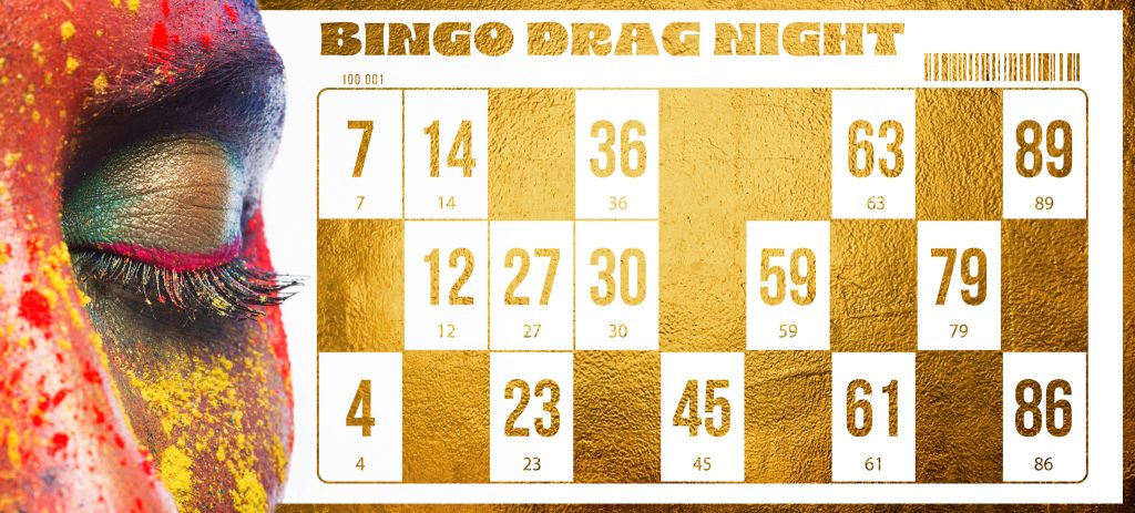 carton loto bingo drag queen night