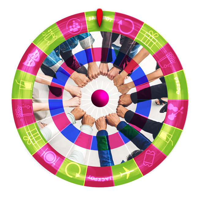 roue de loterie pour team building