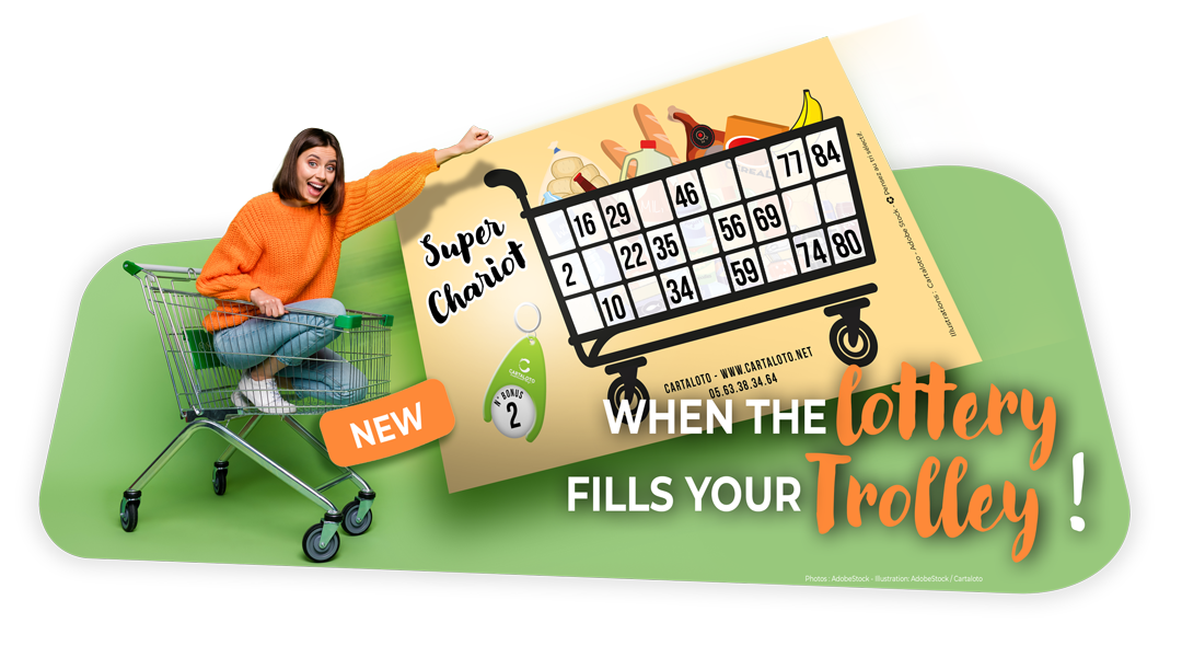 lotto - shopping cart - trolley - special game - super trolley - game - new game - novelty - gourmet basket - voucher - race - bingo - entertainment