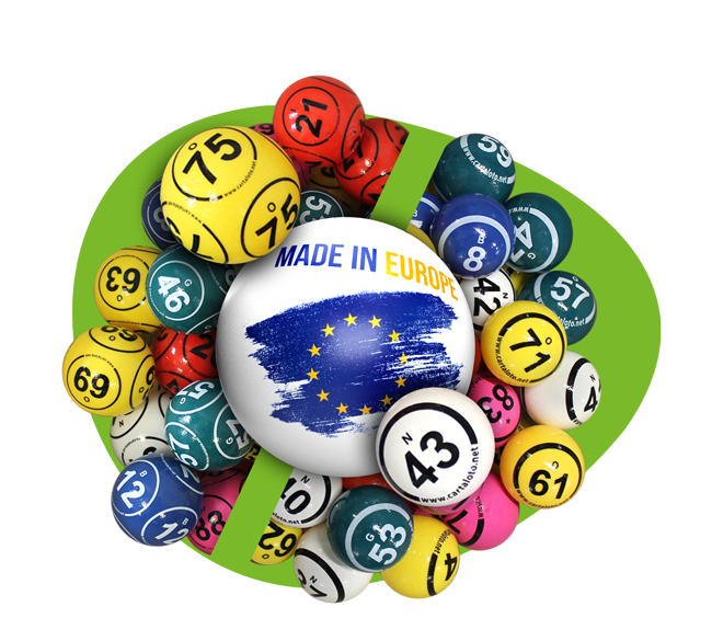 Balles - loto - bingo - made in europe - nouveauté - origine europe - 6 faces - 2 faces